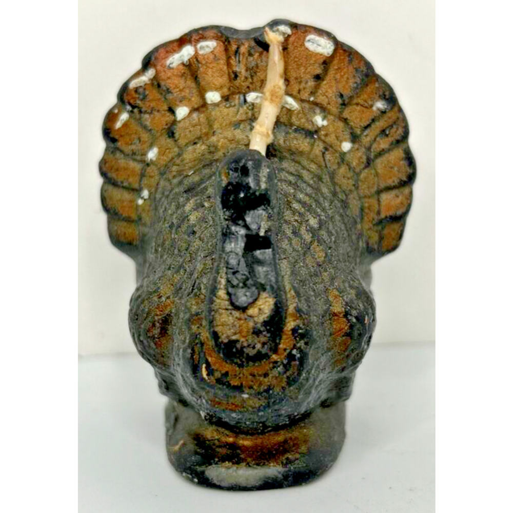 Vintage Gurley Thaksgiving Turkey Candle 2.5" SKU H528